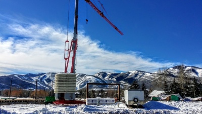Home under construction in Park City, Utah