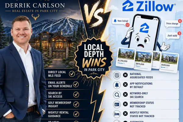 RealEstateInParkCity.com vs. Zillow: Park City Home Search