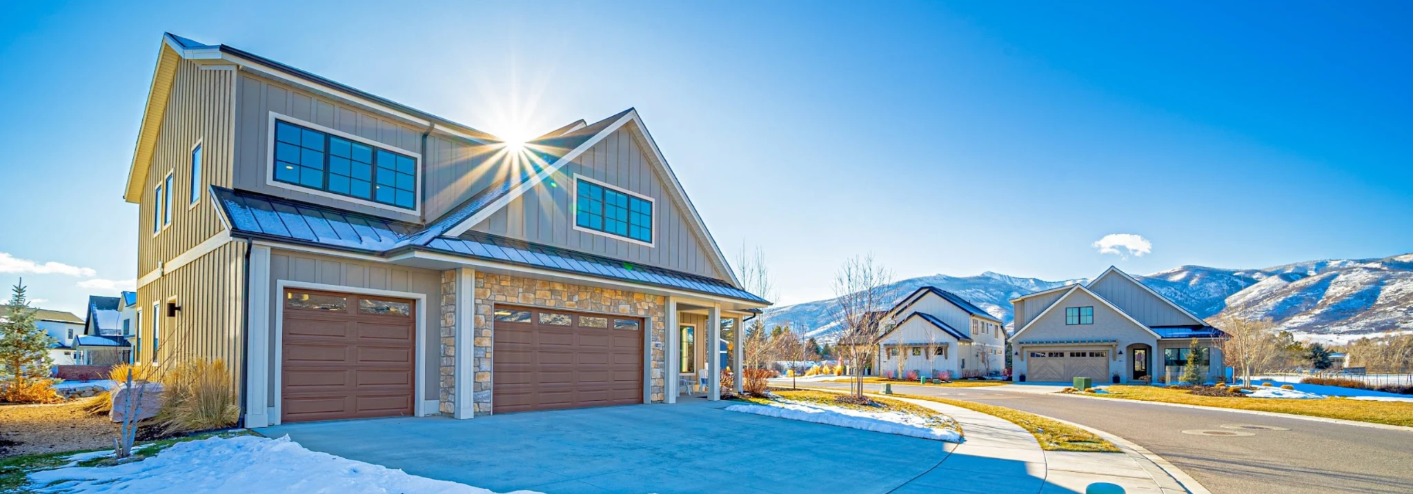 New construction homes with mountain views in Midway, Utah — ideal for buyers seeking scenic neighborhoods and luxury real estate.