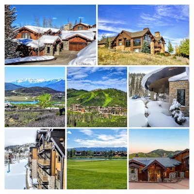 "A Guide to Understanding Park City's Neighborhoods" infographic with a map of Park City and labels of different neighborhoods.