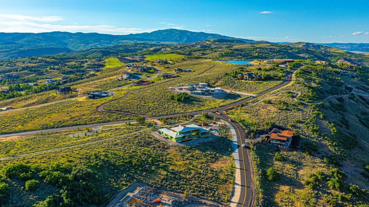 Luxury home in a Park City golf community with mountain views