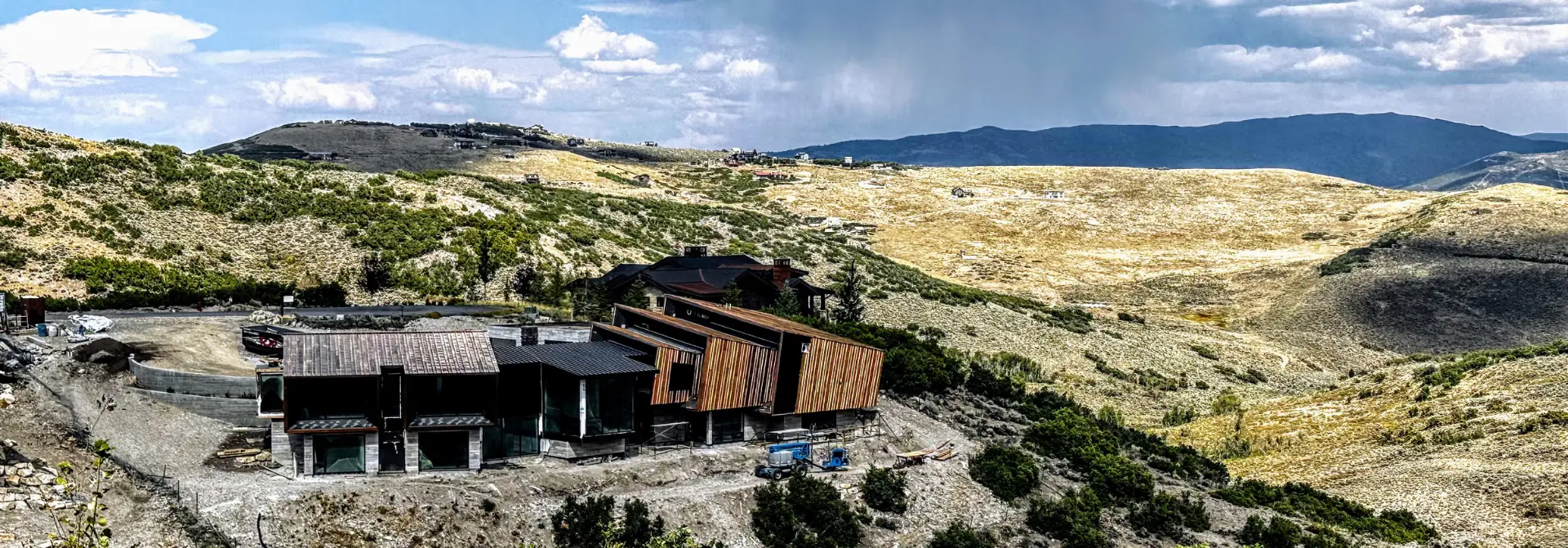 Luxury custom home for sale in Promontory Club Park City Utah with mountain views