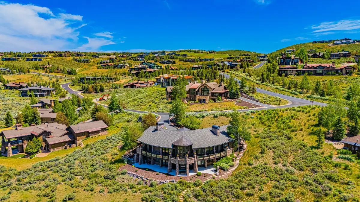 Luxury home for sale in Promontory Club Park City Utah with mountain views