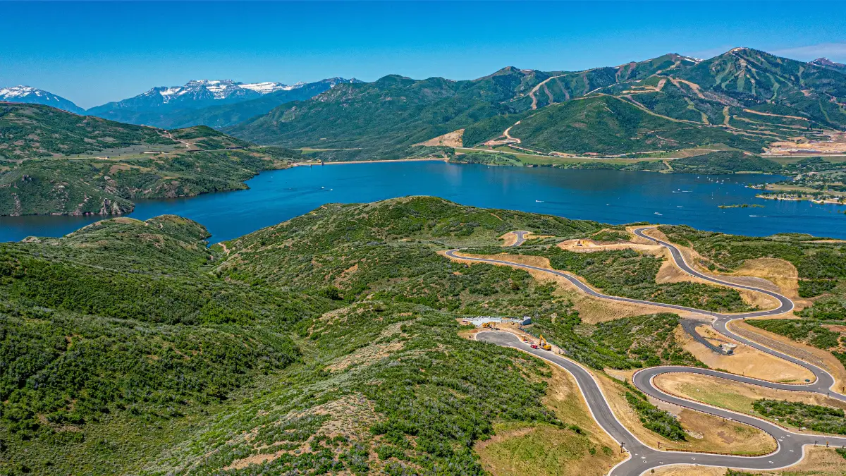 Jordanelle Reservoir views from Tuhaye